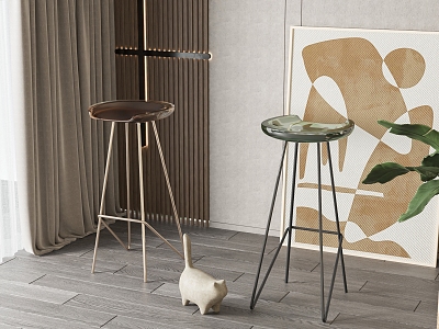 Modern Bar Stool Bar Stool Combination model