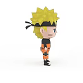 Cartoon Character Themed Locker With Orange And Black Design Elements