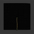 Dark Blue Graduation Cap With Yellow Tassel Classic Academic Attire Design