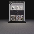 Modern Men's Clothing Store Business Men's Clothing Store Men's Clothing Store Shelf Men's Clothing Store Shelf Clothing Store Door Head 3d model