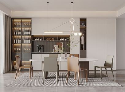 Modern Restaurant 3d model