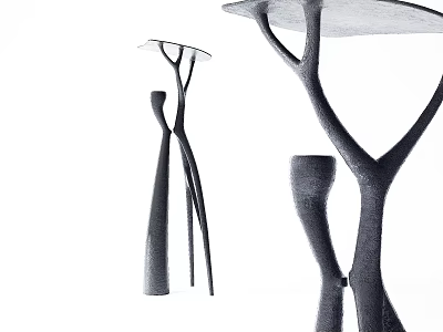 Artistic Abstract Shaped Floor Lamp With Modern Branch Like Design For Home Decor 3d model