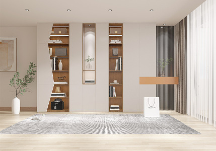 Modern Wardrobe Simple Wardrobe 3d model