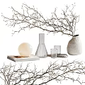 Decorative ornaments combination desktop ornaments 3d model