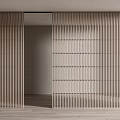 Japanese-style partition screen partition 3d model