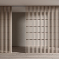 Japanese-style partition screen partition 3d model