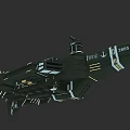 Modern Military Warship Naval Vessel With Hull Number 2805 Green Exterior Anchor And Deck Structures