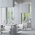 New Chinese Reception Area Six Yiyuan 3d model