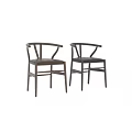 Modern Leisure Chair With Wooden Frame Curved Armrests And Comfortable Upholstered Seat