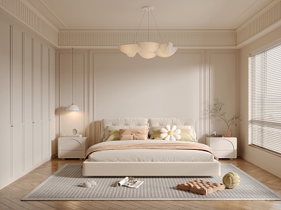 Cream French Style Bedroom model