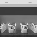Modern Beauty Hair Salon Interior With Styling Chairs And Storage Cabinets