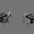 Mahjong Table 3d model