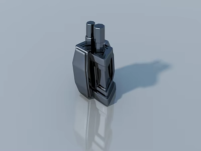 Black Metal Swing Door Hinge With Modern Design For Home Hardware 3d model