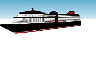 Modern Cruise 3d model