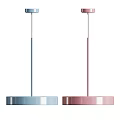 Modern Round Pendant Lights With Assorted Colors And Sleek Minimalist Design 3d model