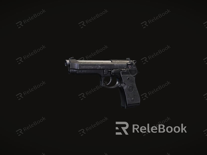 Weapon pistol model