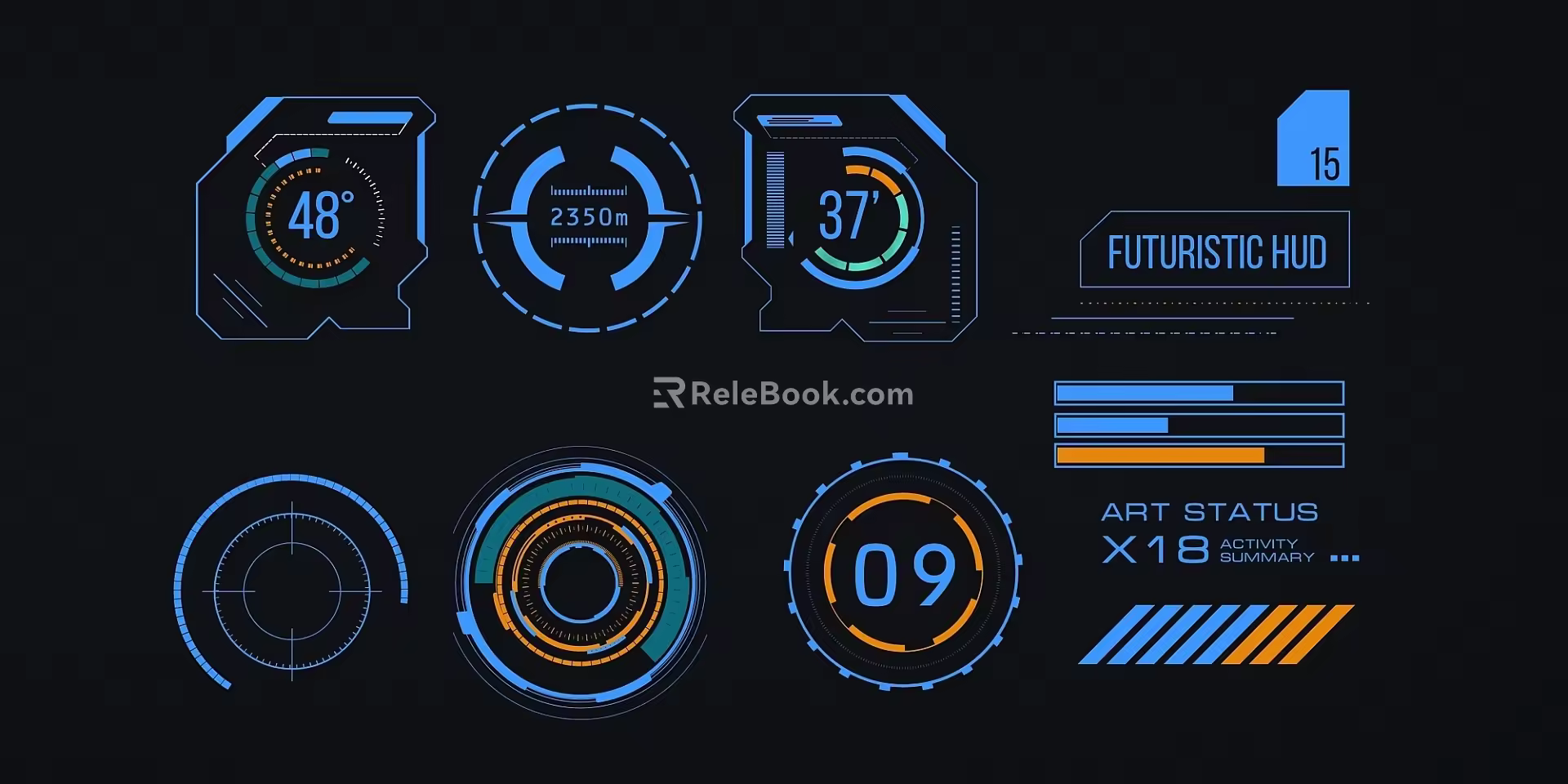 elements of modern science and technology 3d model