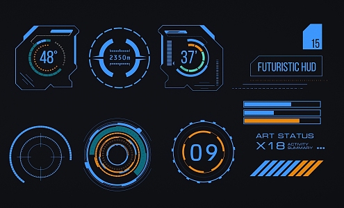 elements of modern science and technology 3d model