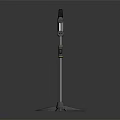Sturdy Tripod Equipment with Metal Base and Yellow Accent Adjustable Arms