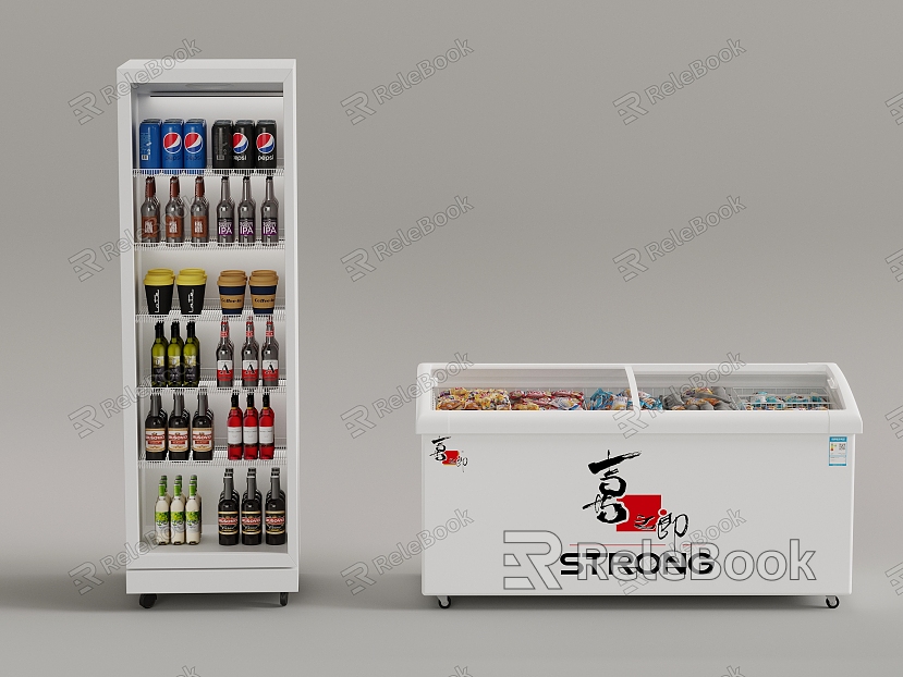 Modern Freezer Cold Drink Cabinet Freezer model