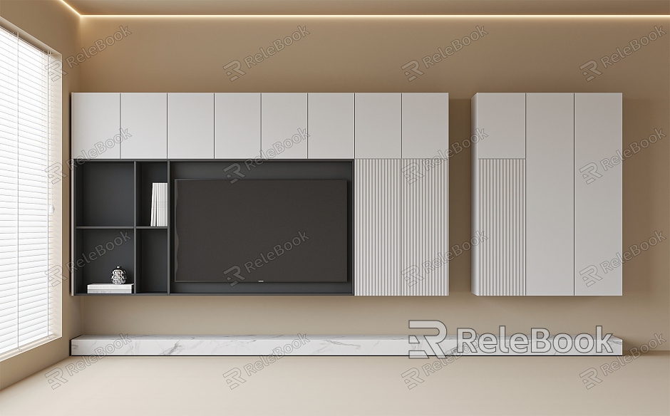 TV background wall TV wall model