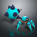 Mech Warrior Mech Soldier Machine Battlearm Mechanical Battlearm Machine Fighter Robot 3d model