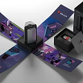 Innovative Bellitz Industrial Equipment Unfolded Packaging Display With Components And Design Elements