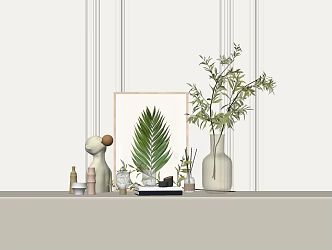 Modern Ornaments Combination Decorative Ornaments 3d model