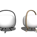Modern table lamp 3d model