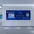 Environmental Technology Corporate Exhibition Hall With Honor Display And Modern Design