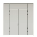 Modern Interior Doors With Glass Panels And Various Panel Designs 3d model