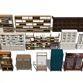 Various Storage Shelving Units With Wooden Metal Designs And Open Closed Styles For Home Organization