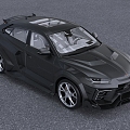 Lamborghini Urus Mesarui Coupe car with interior door opening and closing 3d model