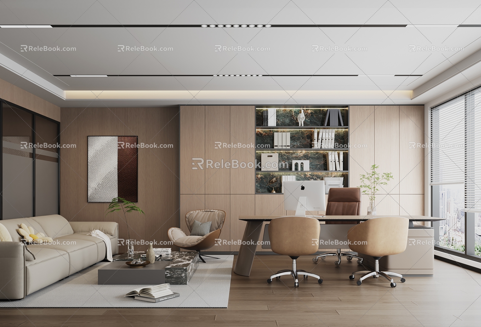 Modern Manager's Office General Manager's Office Office Office Office Office Desk Chairman's Office 3d model