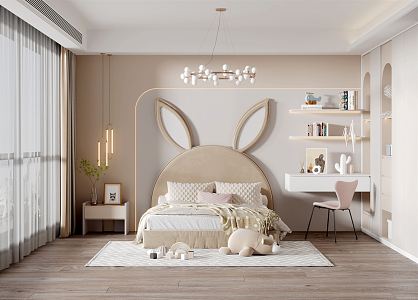 Modern Children's Room 3d model