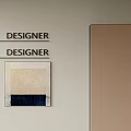 Modern Balcony Cabinet Design With Built in Washing Machine And Dryer Storage