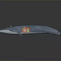 3D Blue Whale Model Displaying Detailed Cutaway Interior With Colorful Structures