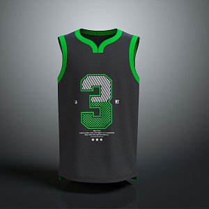 Tank Vest Basketball Vest Men Vest 3d model