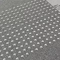 Multiple Metal Construction Components Installed On Concrete Floor With Circular Textured Covers 3d model