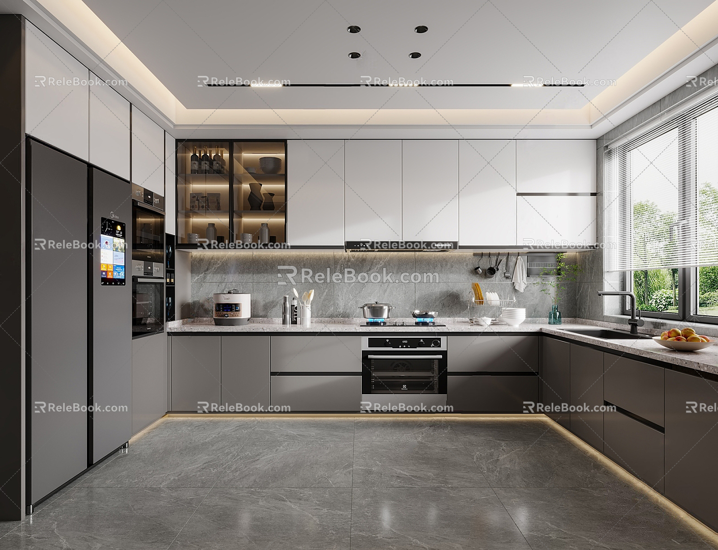 Modern Kitchen 3d model