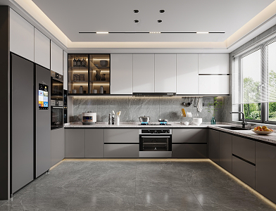 Modern Kitchen 3d model