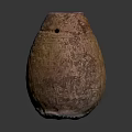 Hand Carved Ceramic Vase Featuring Textured Surface And Earthy Tones Artistic Sculpture