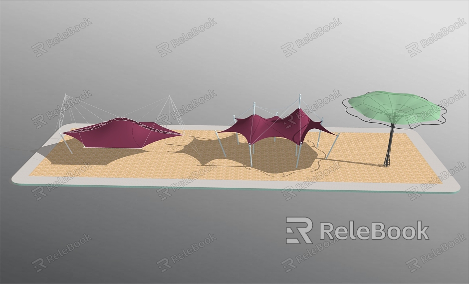 Modern Tensioned Film Shade Gallery model