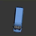 Blue Numeco Branded Modern Cargo Van With Smooth Exterior Design