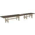 Middle style dining table 3d model