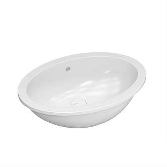 Egg-shaped Deepened Ceramic Undercounter Basin Wash Basin Wash Basin Toilet Embedded Semi-embedded Undercounter Basin Wash Basin Ceramic Oval Undercounter Basin Changed to Undercounter Basin 3d model