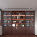 Modern Office Interior Featuring White Walls Wooden Flooring Black Sofa Decorative Paintings And Window Blinds