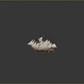 Detailed Sailboat Models Of Various Sizes With White Sails Brown Hulls On Dark Background Reflections