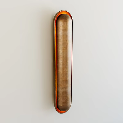 Modern Copper Wall Lamp With Sleek Metallic Design For Interior Wall Decor 3d model