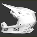 White Ventilated Sports Helmet Lightweight Breathable For Outdoor Cycling Skateboarding Activities 3d model